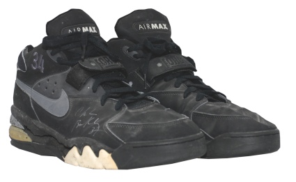1992-93 Charles Barkley Phoenix Suns Game-Used & Autographed Sneakers (Gervin LOA) (JSA)