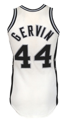 1980-81 George "Iceman" Gervin San Antonio Spurs Game-Used & Autographed Home Uniform (2) (Gervin LOA) (JSA)