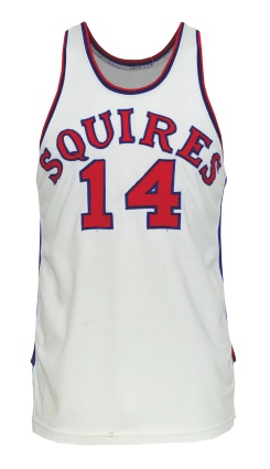 Circa 1972 Fatty Taylor ABA Virginia Squires Game-Used Home Jersey