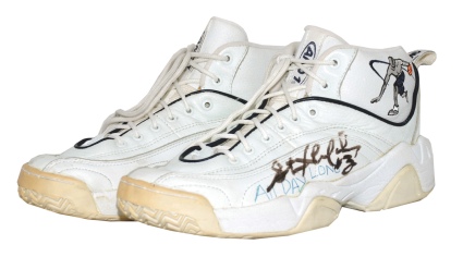 1996-97 Stephon Marbury Rookie Minnesota Timberwolves Game-Used & Autographed Sneakers (JSA)