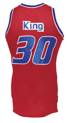 1987-1988 Bernard King Washington Bullets Game-Used Road Jersey
