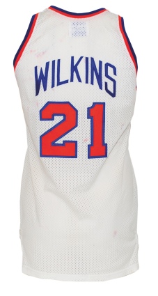 1987-88 Gerald Wilkins New York Knicks Game-Used Home Jersey