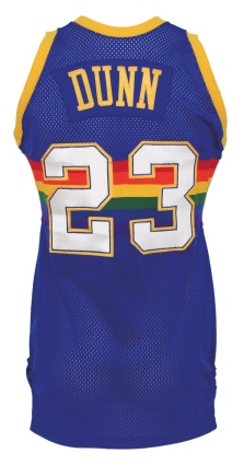 1985-86 TR Dunn Denver Nuggets Game-Used Road Uniform (2)