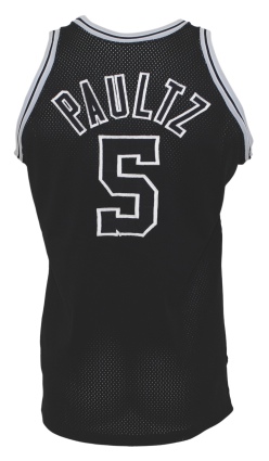 1975-76 Billy Paultz ABA San Antonio Spurs Game-Used Road Jersey