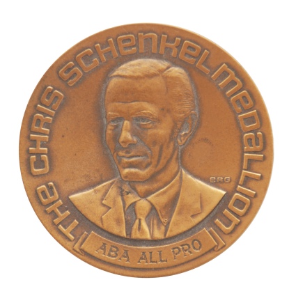 1971-72 Chris Schenkel ABA All-Pro Award Presented to Cincy Powell (Powell LOA)