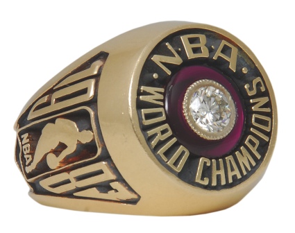 1983 Bobby Jones Philadelphia 76ers Championship Ring (Jones LOA)