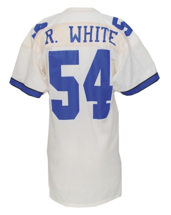 Mid 1980’s Randy White Dallas Cowboys Game-Used Home Jersey (Team Repairs) 