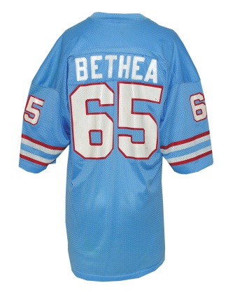 Mid 1970’s Elvin Bethea Houston Oilers Game-Used Home Jersey