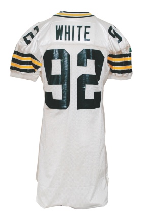 1993 Reggie White Green Bay Packers Game-Used Road Jersey