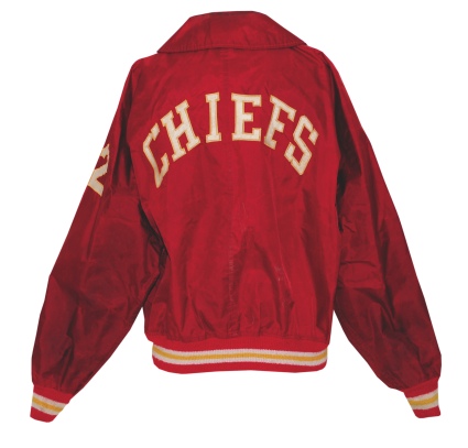 Late 1960s Johnny Robinson KC Chiefs AFL Worn Warm-Up Jacket