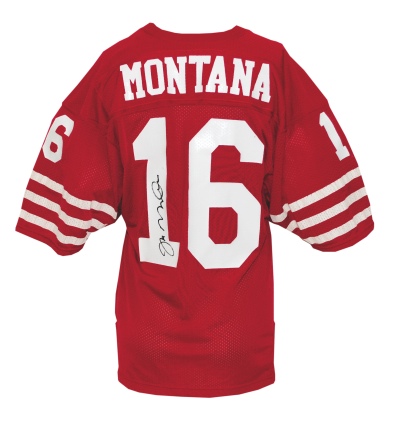 Mid 1980’s Joe Montana San Francisco 49ers Game-Used & Autographed Home Jersey (Team Repairs) (JSA)