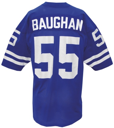 Late 1960’s Maxie Baughan LA Rams Game-Used Home Jersey (Team Repairs)