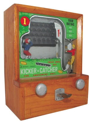 1930-40’s Football Kicker & Catcher Coin-Op Game