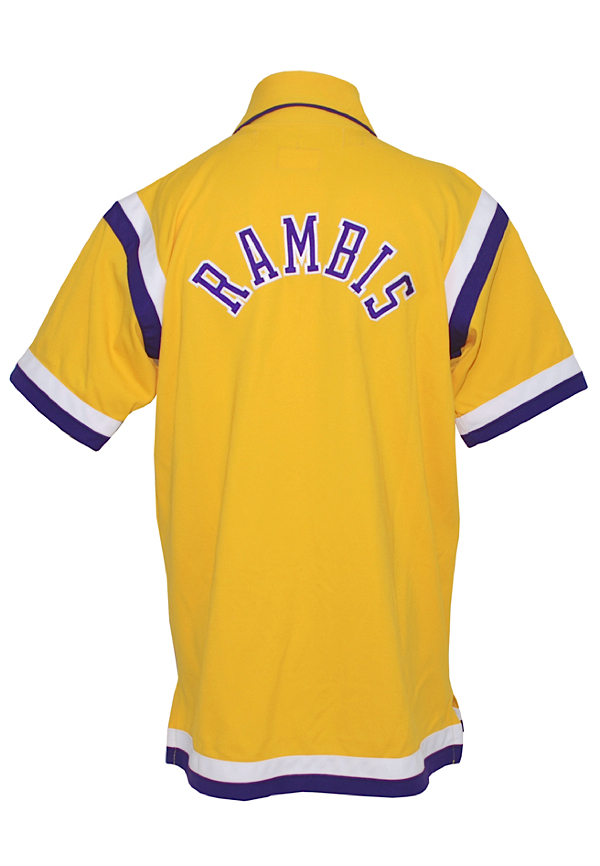 Lot Detail - 1987-88 Kurt Rambis LA Lakers Worn Home Warm-Up Jacket  (Championship Season) (Rare)