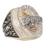 2005 George Gervin San Antonio Spurs Championship Ring with Original Box (Gervin LOA)