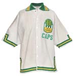 1969-70 Washington Caps ABA Worn Home Fleece Warm-Up Jacket (Exceedingly Rare) (One Year Team)