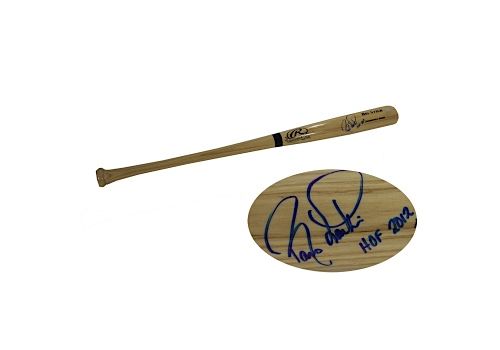 Barry Larkin Autographed Big Stick Ash Bat w/ "HOF 2012" Insc. (MLB Auth)