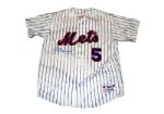 David Wright New York Mets Authentic Autographed Home Pinstripe Jersey (MLB Auth)