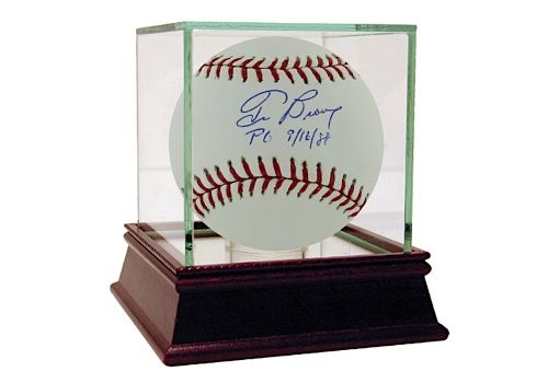 Tom Browning Autographed MLB Baseball w/ PG Insc.