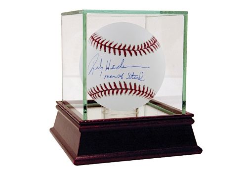 Rickey Henderson MLB Baseball w/ "Man of Steal" Insc. (MLB Auth)