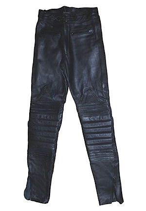 Dennis Rodman’s Leather Motorcycle Pants (Rodman LOA)