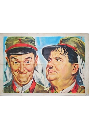 Large Laurel & Hardy Movie Poster