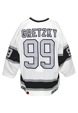1989-90 Wayne Gretzky LA Kings Game-Used Home Jersey (Hershiser LOA) (Casey Samuelson LOA)