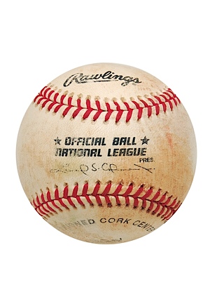 7/23/1999 Orel Hershiser 200th Career Win Game-Used Baseball (Hershiser LOA)