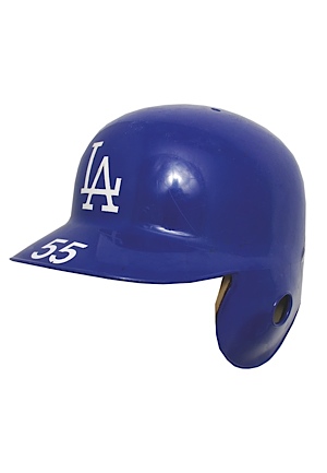 1988 Orel Hershiser LA Dodgers World Series Game-Used Batting Helmet (3 for 3 Performance) (Hershiser LOA) (World Series MVP & Championship Season)