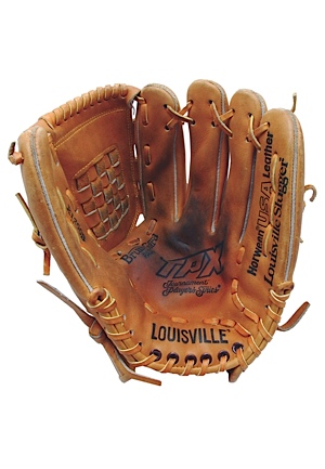 1996 Orel Hershiser Cleveland Indians Game-Used Glove (Hershiser LOA) (Esken LOA)