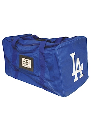 Late 1980s Orel Hershiser LA Dodgers Team Issued Equipment Bag (Hershiser LOA)