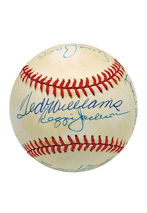 500 Home Run Club Members Autographed Baseball (13 Signatures) (JSA)