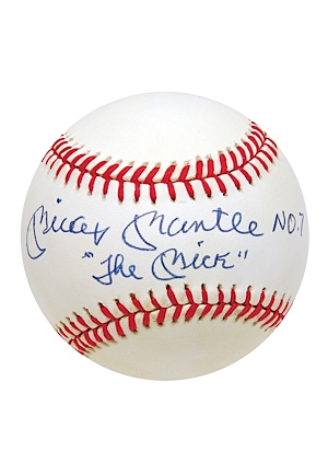 500 Home Run Club Members Single-Signed Baseballs with Rare and Unique Inscriptions (10) (JSA)