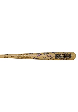 1998 NY Yankees Championship Team LE Autographed Bat (Full JSA LOA)