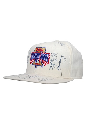 1996 All-Star Team Autographed Cap (JSA)