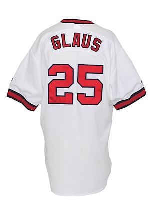 7/24/2002 Troy Glaus Anaheim Angels TBTC Game-Used Home Jersey (Championship Season) (MLB)