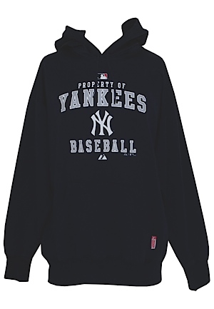 2009 Derek Jeter NY Yankees Worn Hoodie (Steiner LOA)