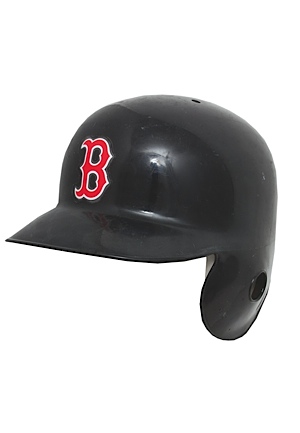 10/11/2009 Jed Lowrie Boston Red Sox ALDS Game 3 Game-Used Batting Helmet (MLB & Steiner Holograms)
