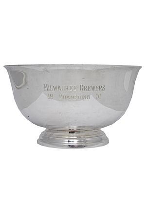 1951 Milwaukee Brewers Triple-A Championship Trophy Cup