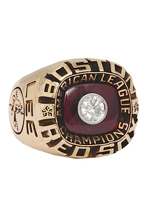 1975 Bill "Spaceman" Lee Boston Red Sox American League Championship Ring (Rare)