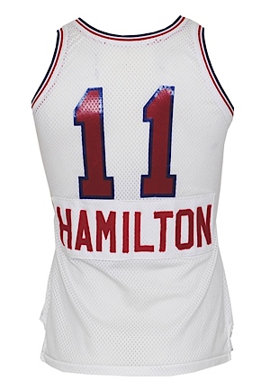 1975-76 Joe Hamilton Utah Stars ABA Game-Used Home Uniform (2)