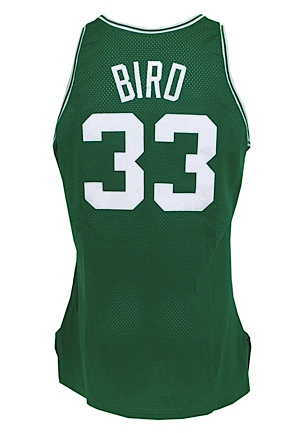 1991-92 Larry Bird Boston Celtics Game-Used Road Jersey