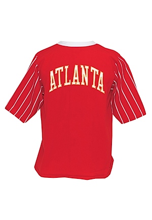 1973-74 “Sweet” Lou Hudson Atlanta Hawks Worn Warm-Up Jacket         