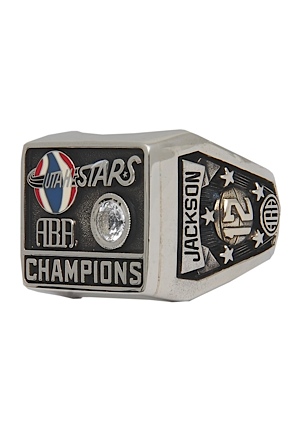 1971 Utah Stars ABA Championship Ring (Rare Salesmans Sample)