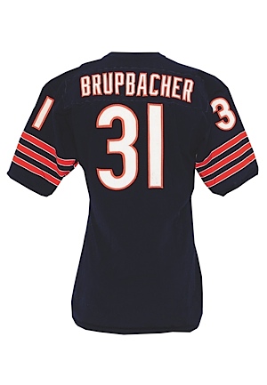 Early 1970’s Rookie Era Ross Brupbacher Chicago Bears Game-Used Home Jersey (Team Repair)