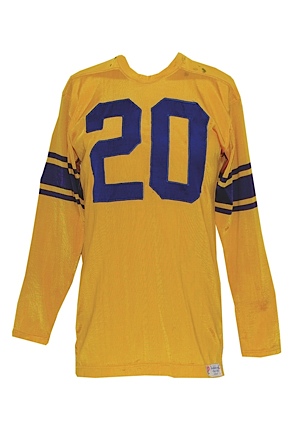1952 Woodley Lewis LA Rams Game-Used Home Jersey (Team Repairs)