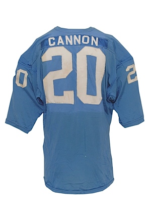 1961 Billy Cannon Houston Oilers AFL Game-Used Home Jersey (Team Repairs) (AFL Championship Season)     