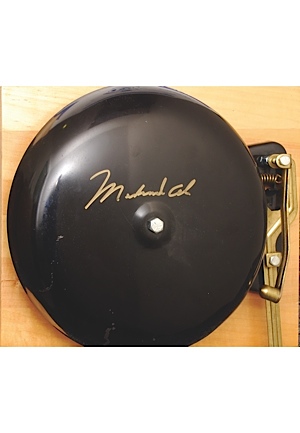 Muhammad Ali Autographed Ring Bell (JSA)