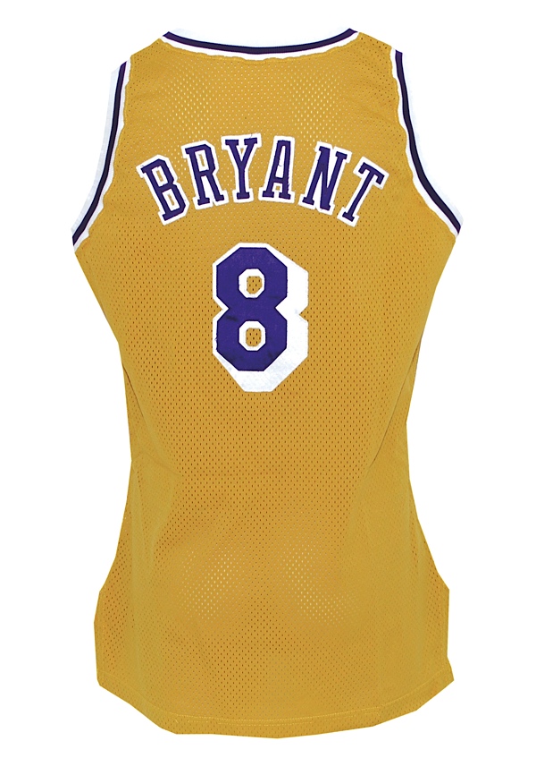 Kobe Bryant game-worn Lakers jersey from rookie season sells for