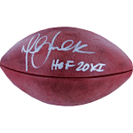 Marshall Faulk Autographed NFL Duke Football w/ "HOF 20XI" Insc. (Steiner COA)